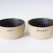 salt and pepper bowls.
