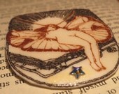 Fairy Book Lover Pin