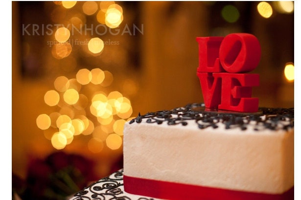 wedding cake topper perfect for philadelphia weddings - custom color