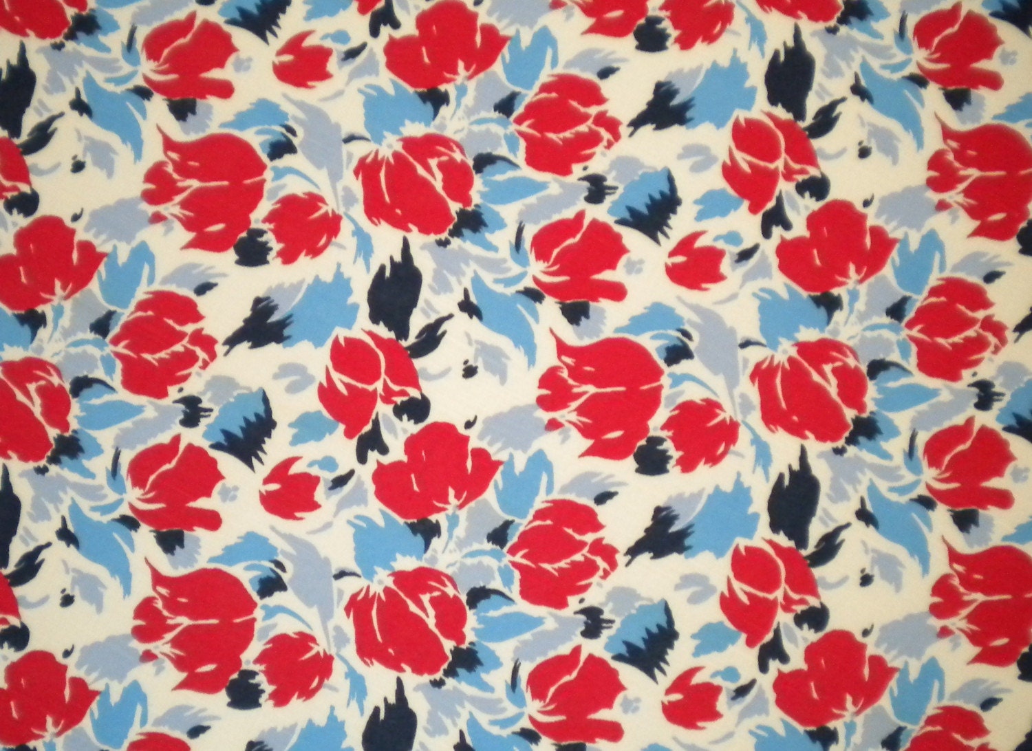 Vintage Floral Fabric