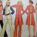 Vintage 1972 McCalls Sewing Pattern 3323 Slim Nehru Collar Coat, Pants, Vest, Tunic MIsses 10, Bust 32 1/2