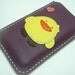 Wendy the Chick iPhone Leather Case ( Purple and Yellow )