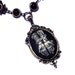 Steampunk Goth Jewelry - Necklace - Ivory on Black No Regrets / Je ne regrette rien Cameo