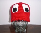 Blinky-Red Ghost Hat - MADE TO ORDER