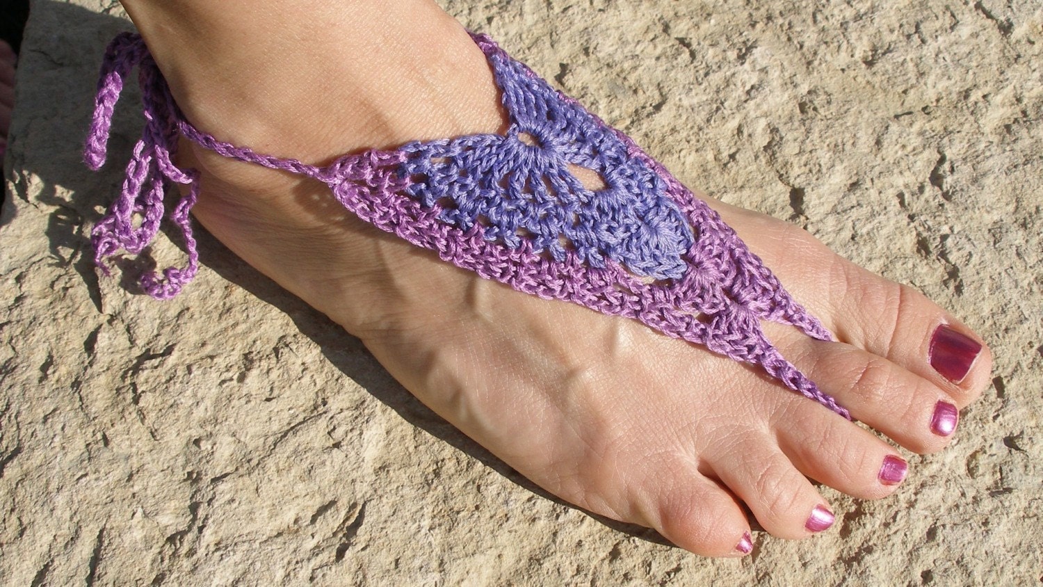 Immediate Download - PDF Crochet Pattern - The Original Barefoot Sandals from 2009