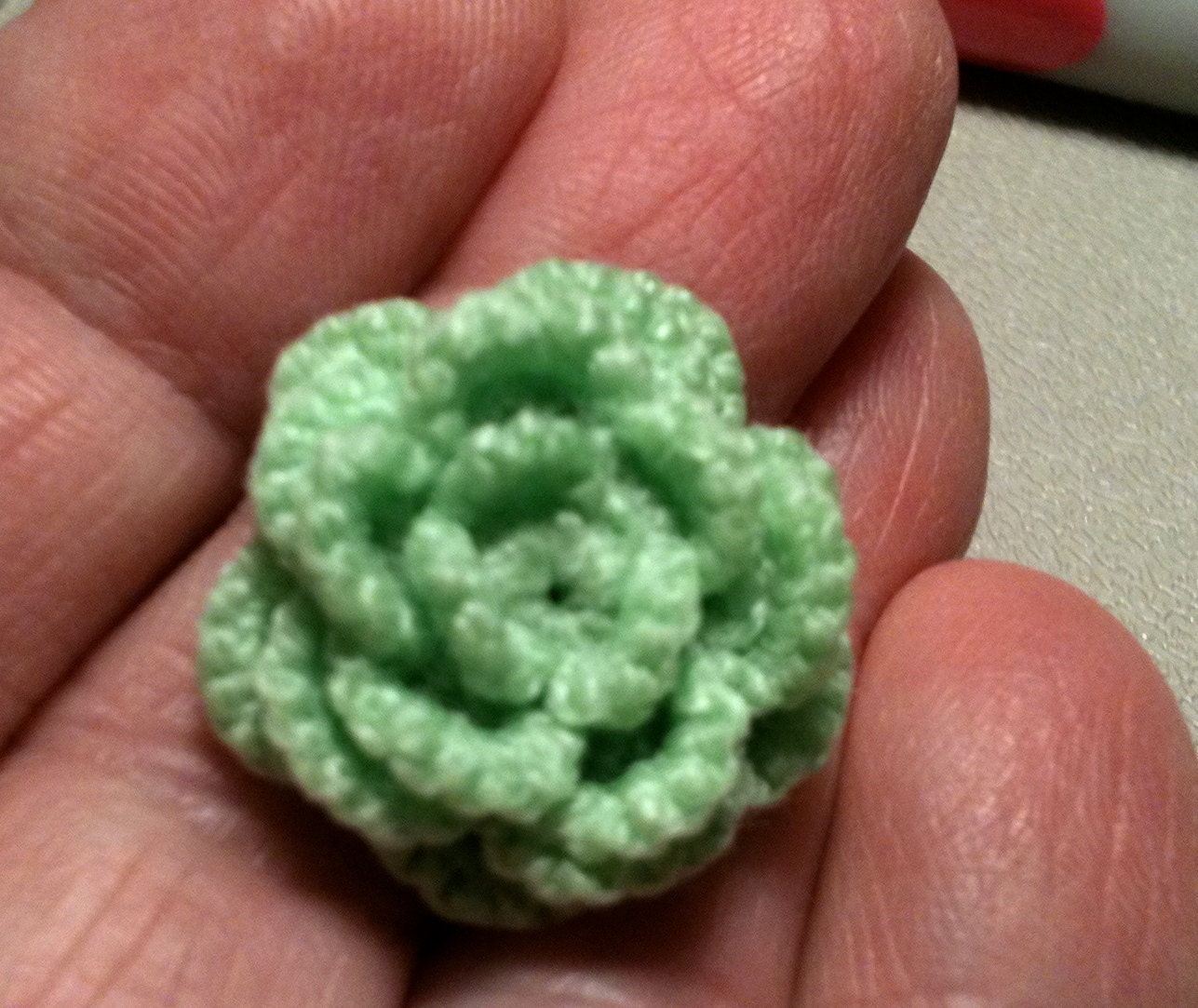 Immediate Download - PDF Tatting Pattern - 3D Tatted Rose
