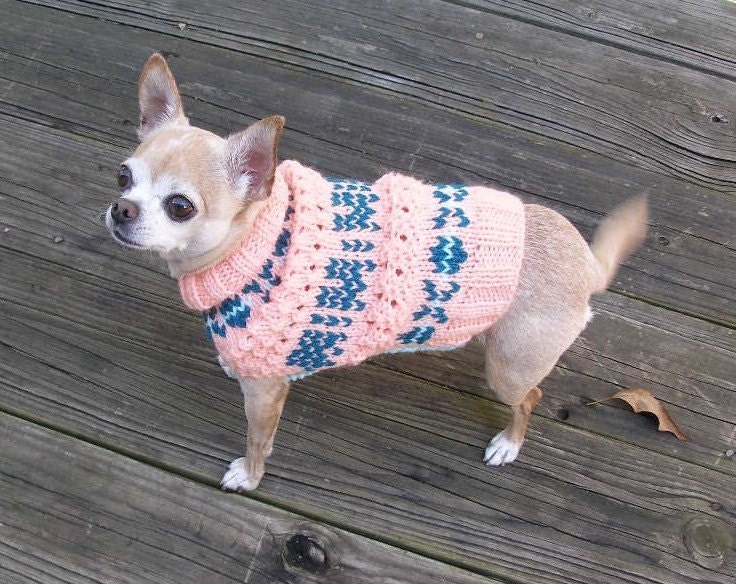 PDF Knitting Pattern for the Holiday Dog Sweater