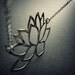 Lotus Blossom (brushed or mirrored finish, ready to ship)