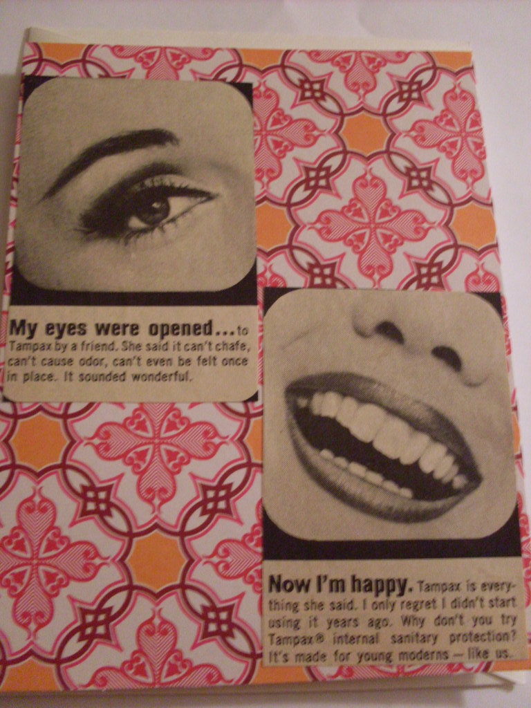 Set of Vintage Ad Notecards - 60's PMS, Acne