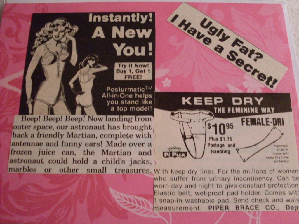 Set of Vintage Ad Notecards - A New You