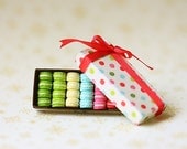 Dollhouse Miniature Food - French Macarons - Gifts for Her