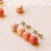 Food Earrings - Macaron Earrings in Dusty Pink Series