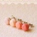 Food Earrings - Macaron Earrings in Dusty Pink Series