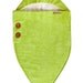 Baby gift blanket- Organic Newborn NOONIE - Green Swirls