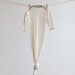 Baby gift- Organic knottie- Sage trim- 3-6 months