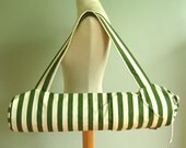 Yoga Mat Bag - Green Stripes