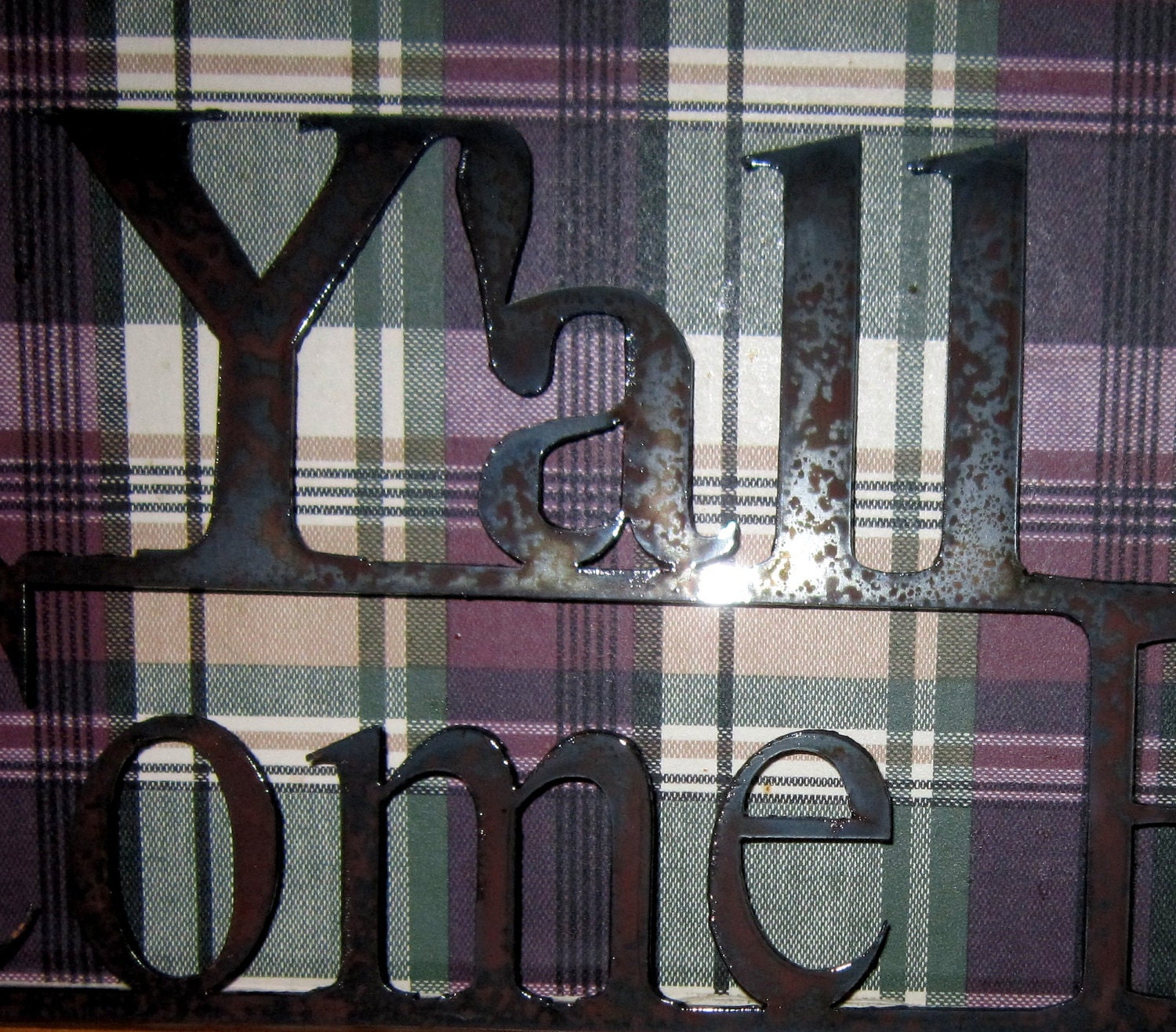 Y'all Come Back-Metal Art-Kitchen Sign-Southern Hospitality