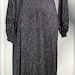 SeXy Black METALLIC KNIT Maxi Dress LUREX Silver Gown Sparkly Formal Evening Floor Length Vintage 1970s 8 10 Wenjilli 70s