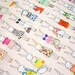 1976 - Fifi Lapin Bunny Rabbit Waterproof Fabric - 58 Inch (Width) x 1/2 Yard (Length)