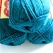 Red Heart Soft yarn, teal blue, medium worsted weight