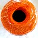 Aunt Lydias Classic Crochet Cotton Thread, Pumpkin orange, size 10, tangerine orange