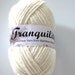 Bamboo wool blend yarn, Bridal  white, worsted weight, SWTC Tranquility, 884