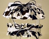 wedding garters Cow Charming Wedding Garter Set