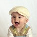 Newsboy Brim Crochet Baby hat, Crochet Photography prop - Made to Order