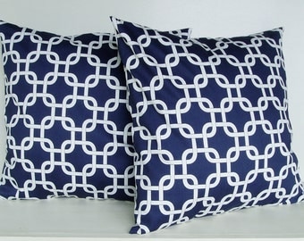 Popular items for navy pillow covers on Etsy