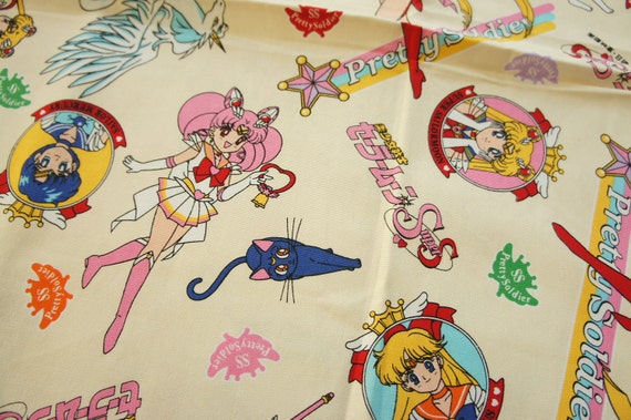 Sailor Moon Fabric Half Yard Middle Weight No.2 By Misssapporo