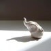Baby Elephant Figurine, Tiny Animal Hand Sculpted Figurine