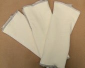 Organic Cotton Fleece Pocket Diaper Inserts, Prefolds or Burp cloths