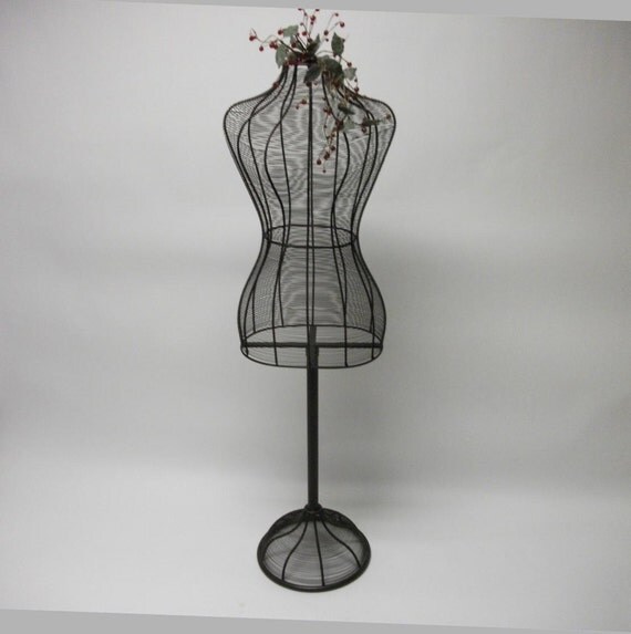 Full Sized Wire Dress Form by coffeehousevintage on Etsy