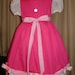 Disney Pink Cinderella Princess Dress(-----)Pink Bows and Sheer Sleeves(-----)Sizes 12M- Girls size 8