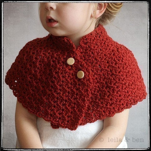 Capelet Crochet Pattern PDF
