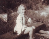 VINTAGE Photo Ephemera - Little Girl