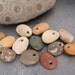 Drilled beach stone charm beads for jewelry - "Sweet Charms" by BeachStoneSoup