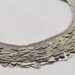 bib necklace bronze metal industrial