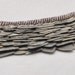 bib necklace bronze metal industrial