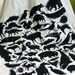 Kitchen Towel - 50 State Animals - Dark Blue