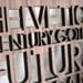 Sans Serif Typography Wall Art 5x7