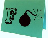 F Bomb card