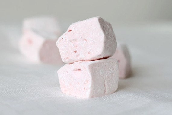 Handmade Rose Vanilla Marshmallows, 1 dozen - whimsyandspice