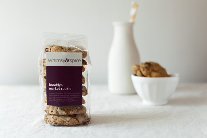 Chocolate Chip Cookies, with cherries, macadamia nuts, cocoa nibs - The Brooklyn Market Cookie