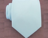 Necktie Seafoam Blue Silk Tie
