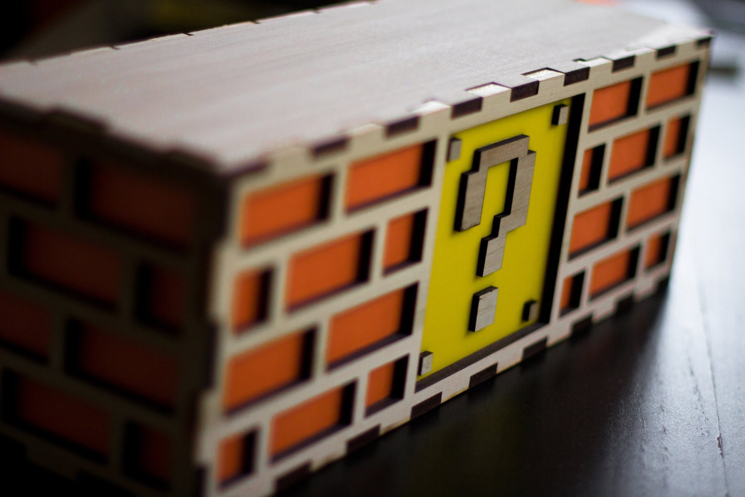 Colorful Mario Question Mark Block Lamp - Nintendo roots