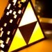 Zelda Triforce Lamp - Original - Hanging or End Table