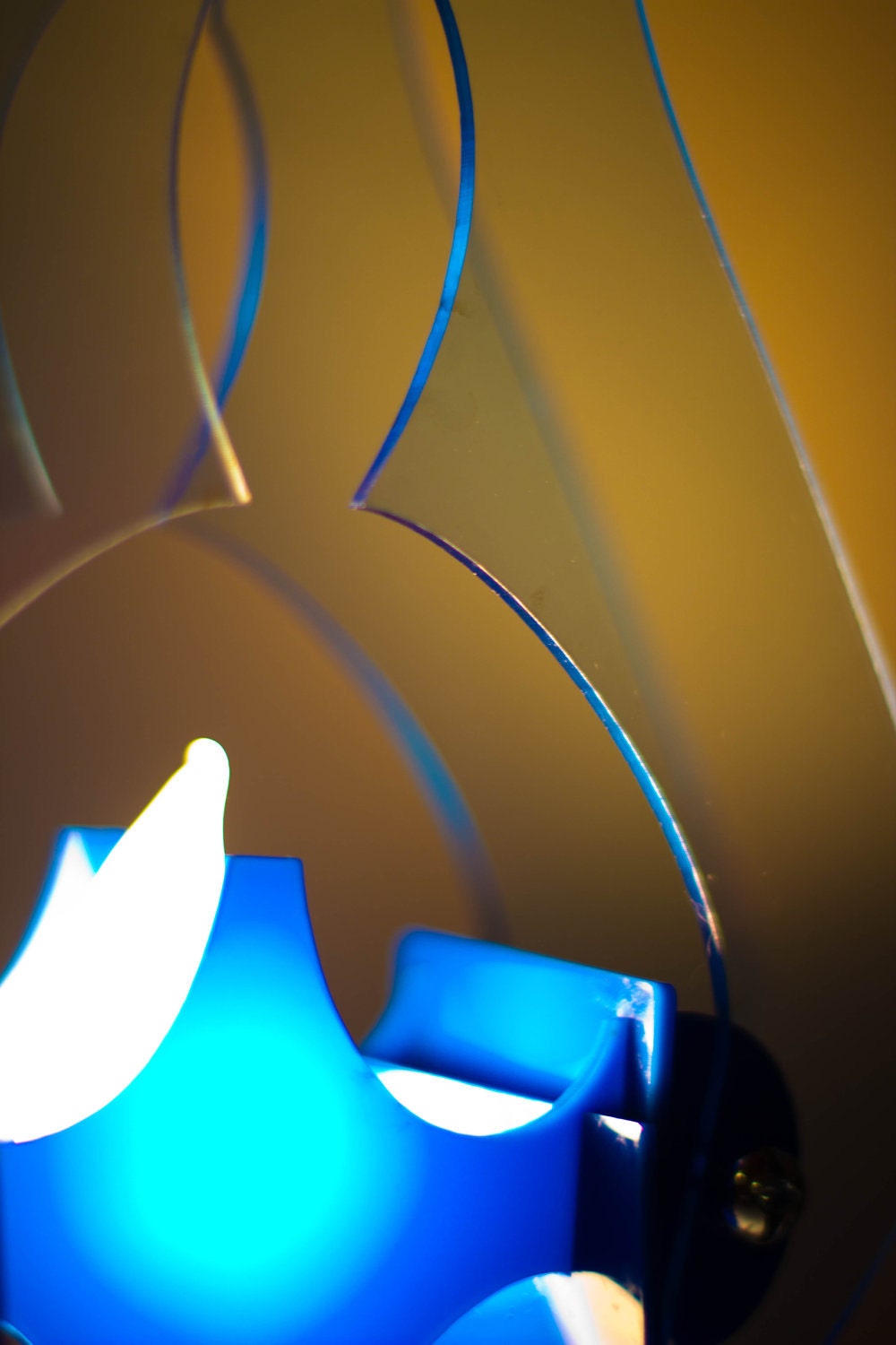 Halo Energy Sword Lamp - Corner table night stand style