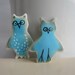 Little Owl - Porcelain Brooch