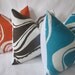 Free US Shipping-Decorative Designer Pillow Cover-18 inch-Trina Turk Indoor/Outdoor Carmel Coastline Print -Tangerine